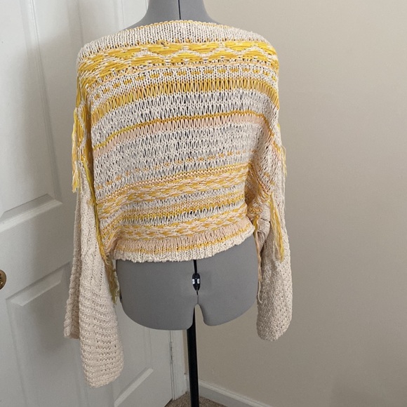 Free People Deconstructed Cropped Knit - Picture 2 of 8